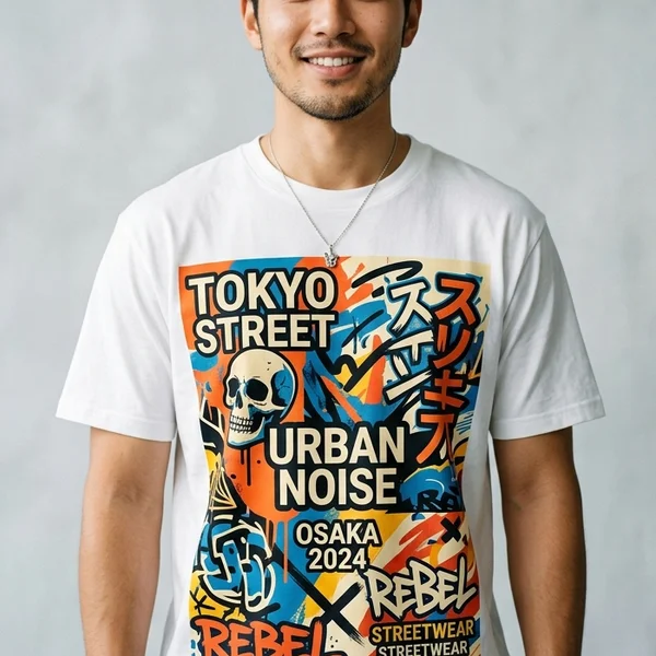 Extra-large A3 streetwear print DTF