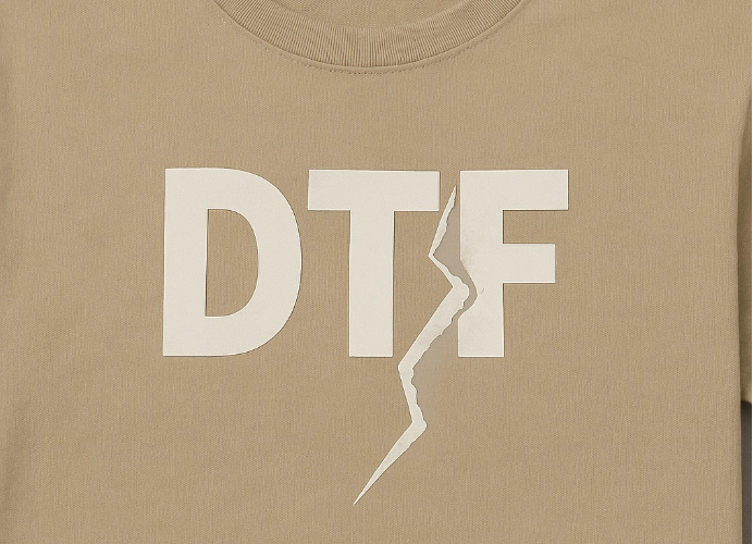 ทำไมงานสกรีน DTF ของคุณถึงลอก?