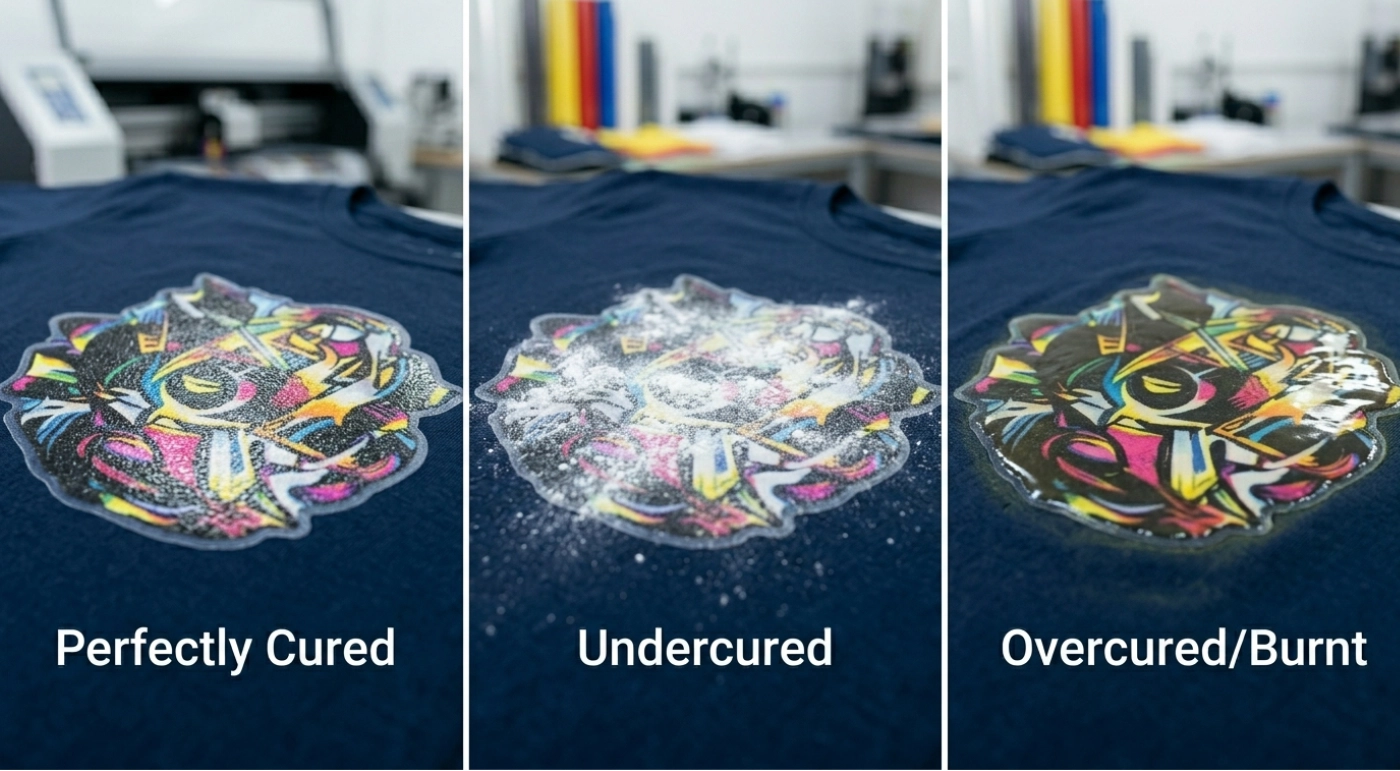 เจาะลึกเทคนิค ร้านสกรีนเสื้อระบบ DTF: วิธีดูว่า "กาวสุกพอดี" หรือยัง? เคล็ดลับงานเนียน ไม่หลุดลอก